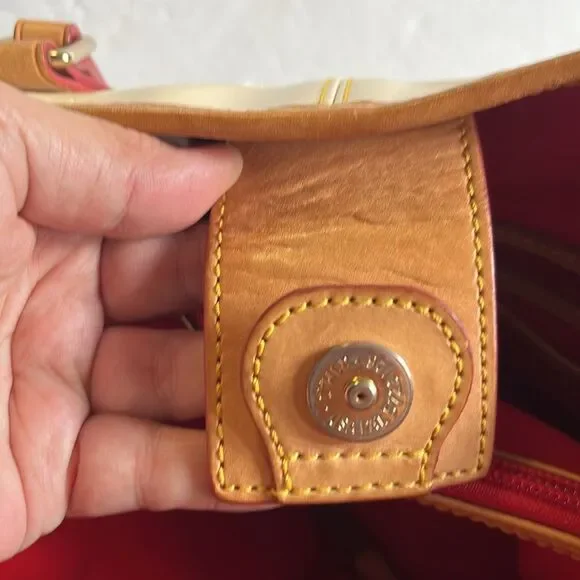 Dooney & Bourke Beige/Navy shoulder bag - Picture 7 of 16